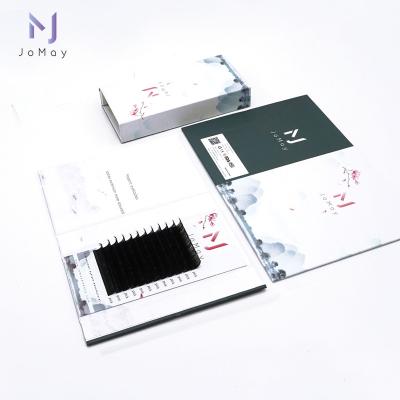 China Different Super Soft Wholesale Private Label Trays Real Jomay Mink Matte 0.03 Siberian Mink Eyelash Extensions With Packaging for sale