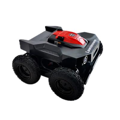 China YANUO Anti-Skid Mini Lawn Mower Tractor Remote Control Electric Lawn Mower for sale