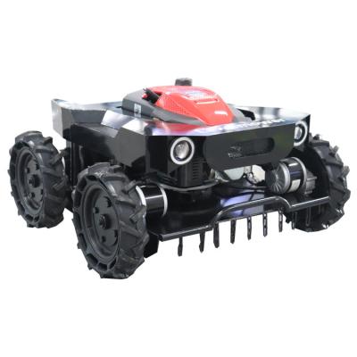 China YANUO Petroleum Robot Small And Electricity Ride Lawn Mower Anti - Slip Zero Commercial for sale