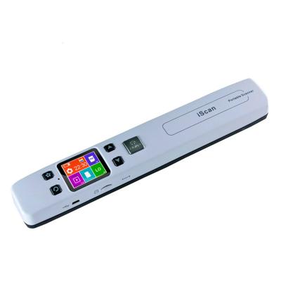 China Portable 1050dpi A4 Color WIFI Document Scanner Build In Rechargeable Battery With Color Screen Bookedge Max 32G TF A4 Design for sale