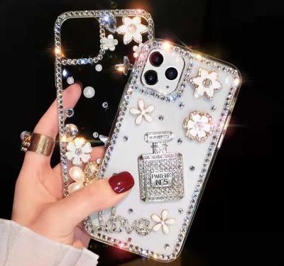 Chine Transparent Cell Phone Covers ZLC005 With Bling Diamond Luxury à vendre