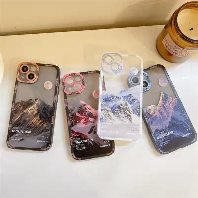 中国 Beautiful Snow Mountain Cell Phone Covers  ZLC005 Transparent 販売のため