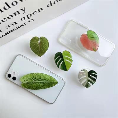 China Clear Acrylic Epoxy Phone Pop Sockets Adjustable ZLC002 ABS TPU Material zu verkaufen