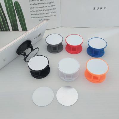 China Push-pull Phone Pop Sockets Popular With Sublimation Plate ZLC002 à venda