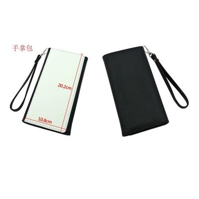 China Waterproof Genuine Leather Card Holder Wallet  Blank Sublimation Female Te koop