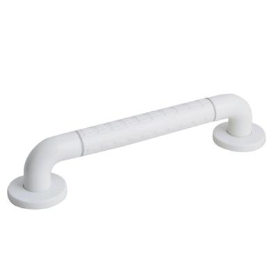 China Manufacturers Safety Hidden White Straight Wall Stairs Grab Bar Screw Cap Kitchen Grab Bar for sale