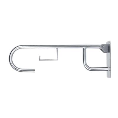 China Modern Wall Mounted Flip Up Shower Grab Bar Toilet Grab Bar Hospital Folding Swing Up Grab Bar for sale