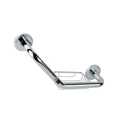 China Stainless Steel S/S Angled Grab Bar Soap Dish for sale