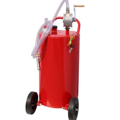 China Diesel Gallon Steel Gas Cart Tank Storage Drum Barrel Gasoline Fluid With Pump for sale