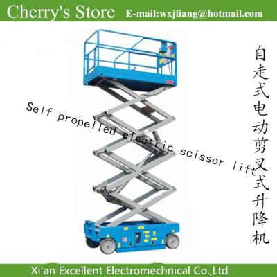 China Self propelled electric scissor lift/elevator parts for sale