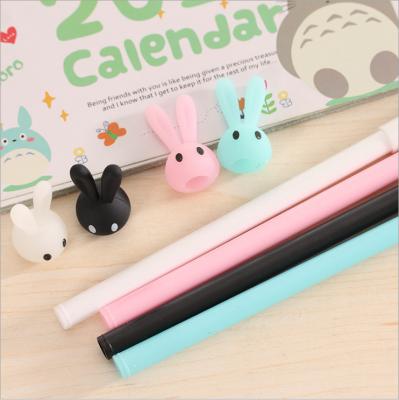 China Flexible with different cute animal rubber ballpoint pen from china factory for sale