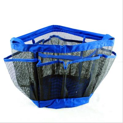 China 8-Pocket-Mesh-Bath-Shower-Caddy-Cloth-Storage-Box-Travel-Tote-Handle-Bathroom  8-Pocket-Mesh-Bath-Shower-Caddy-Cloth-St for sale