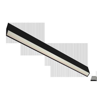 China Pure Modern Minimalism 1.2M Prismatic Diffuser L50 Linear Linkable Led Light Led Linear Light For Commercial UGR for sale