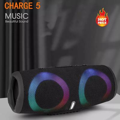 China Phone Function 2023 Wireless Bluetooth Charge 5 Heavy Bass Speaker Party Box Portable  Outdoor Speaker With RGB LED Light for sale