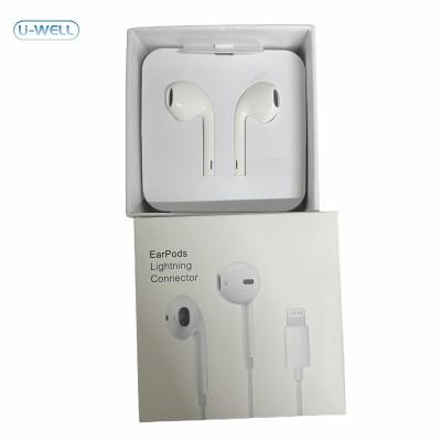 China Sustainable Original Earbuds for Apple Wired Headphones Lightning Earphones with Microphone Volume Control for iPhone for sale