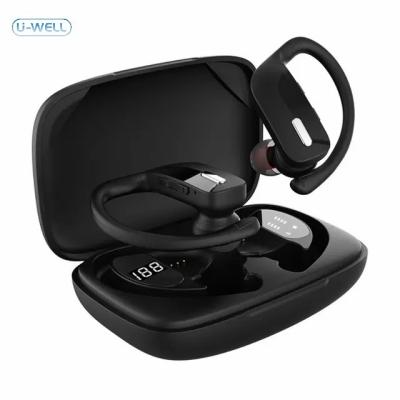 China Sustainable TWS Wireless Earbuds T17 Headphone Sports Earphone Bluetooth Waterproof Gaming Business TWS Ear hook with LED Power Display for sale