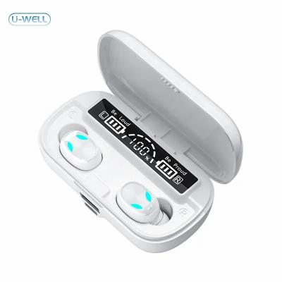 China Sustainable 2023 Sports Wireless Earphones HIFI Bass Headset Headphone TWS Sports Earbuds with Power Bank LED Display for sale