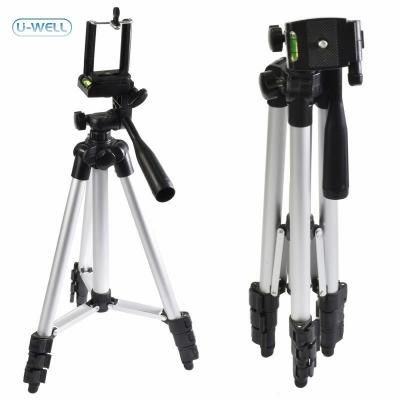 China PORTABLE Portable 110cm Tripod Professional Aluminum Alloy Tripod Stand Phone Holder for Camera for sale