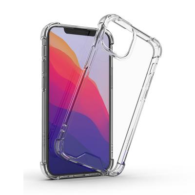 China Anti-drop 1.5mm Clear PC and Soft TPU Corner Bumper Shockproof Hard Case for iPhone 13 / iPhone 13 pro 13 mini for sale