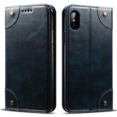 China 2017 PU Wallet Phone Leather Case For iPhone X Case Flip Wallet Card Slot Stand For iPhone X for sale