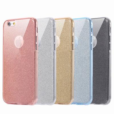 China Full Protective TPU 360 Glitter TPU Bumper Case For iPhone 7 for sale