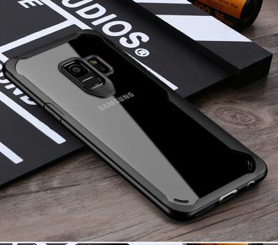 China Scratch Resistance Armor Bumper Cover Clear Back Hard Phone Case For Samsung Galaxy S9 S9plus for sale