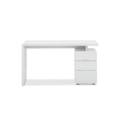 China KD White Wooden Computer Wooden Table With Drawer For Home for sale