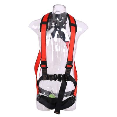 China High Attitude Work Rescue Electrician Full Body Safety High Tensile Harness With Lanyard for sale