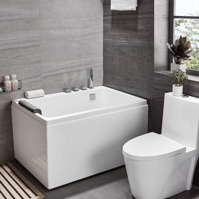 China Sale Mini Bathroom Products Eco-friendly Porcelain Top Ten Material Family Spa Tub Indoor Whirlpool Bathtub for sale