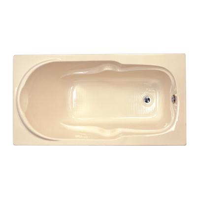 China 2019 Hot Sale Eco-friendly Materials Drop In Simple Design Acrylic Bathroom Corner Sitting Overflow Bathtub for sale