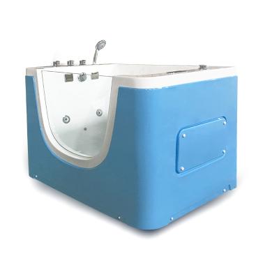 China New Design Baby Whirlpool Massage Position Tub Eco-friendly Material Bathtub For 8 Months Baby for sale