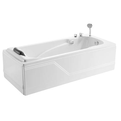 China 2019 Best Price Rustic Bathtub Joint Free Standing Removable Plexiglass Eco-friendly Apron Material For Sale for sale