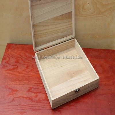 China Handmade Custom Wooden Tea Packaging Boxes With 4 Compartments for sale