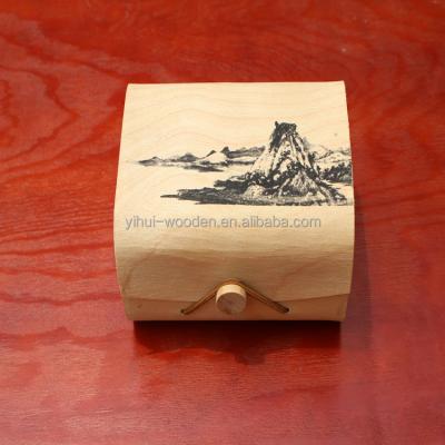 China Nature wooden tea box handmade gift box for storage and packaging for sale