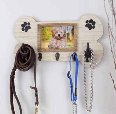 China Custom Wooden Recyclable Materials Pet Photo Frame Dog Pet Keepsake Photo Frame for sale