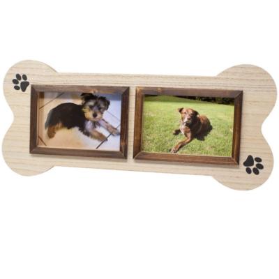 China Recyclable Materials Pet Memorial Dog Bone Picture Photo Frames Wholesale for sale