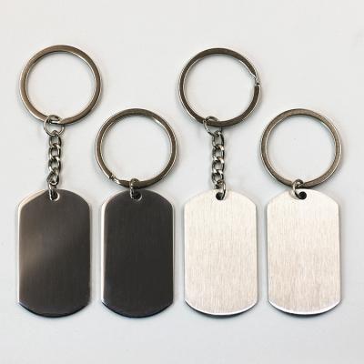 China Custom Sublimation Metal Mirror Metal Mirror Souvenir Gifts Promotion Blank Metal Key Chain Blank Keychain Laser Sublimation Stainless Steel for sale