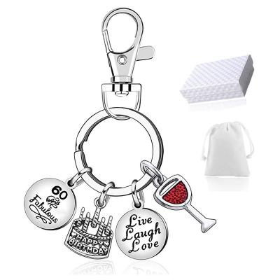 China Souvenir Gifts Gift Stainless Steel Key Chain Anniversary Promotion Personalized Creative Custom Writing Key Chain for sale