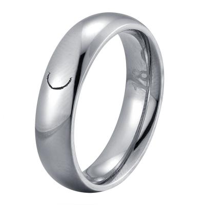 China High Quality Couples Rings Jewelry Light Up Fashion Luxury Rings Set Titanium Steel Custom Ring for sale