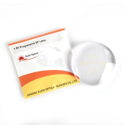 China Semi Finished Chinese Manufacturer Customized 1.56 SF Progressive Lens Optical Lenses for sale