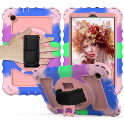 China Kids Child Proof and Clip Proof PC and Rugged Resistant Silicon Case for Samsung Galaxy Tab A 10.1 T515 Tablet Case with Strap for sale