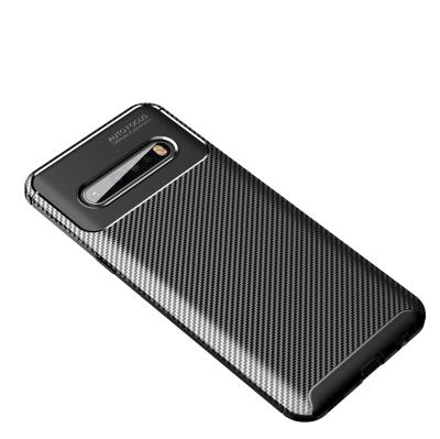 China Hot Selling Soft Case Carbon Fiber Skin TPU Matte Shockproof Soft Cover Phone Case For LG V60 V60 ThinQ for sale