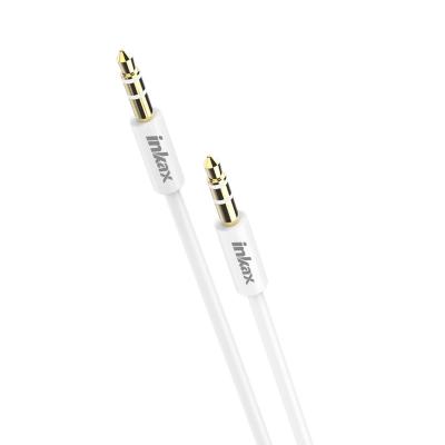 China 3.5mm inkan male 4 pole speaker to AUX cable. Male Stereo Audio Cable 3.5MM Auxiliary Cable 1M for sale