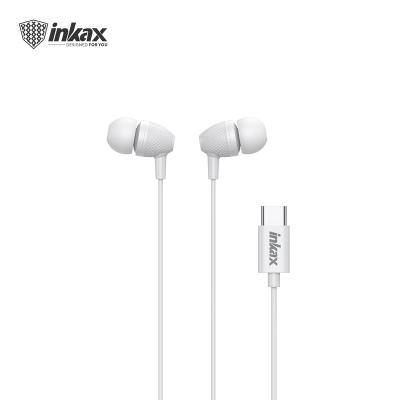 China In-ear in-ear inkax EP-14-TYPE C USB-TYPE-C In-Ear Wired Earphone Extra Bass Sports Headphones With Microphone For Analog Signal Mobile for sale