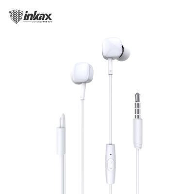 China In-ear inkax EP-11 3.5mm Pin In-Ear Wired Earphone Extra Bass Sports Headphones With Microphone For Mobile Phone / Music Device for sale