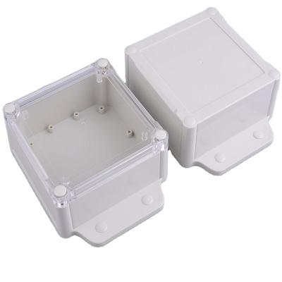 China Electrical Enclosure DIY Electronic Equipment Distribution Box Junction Box Waterproof Outdoor Waterproof Wall Mount Plastic Electrical Box 168*120*55mm for sale