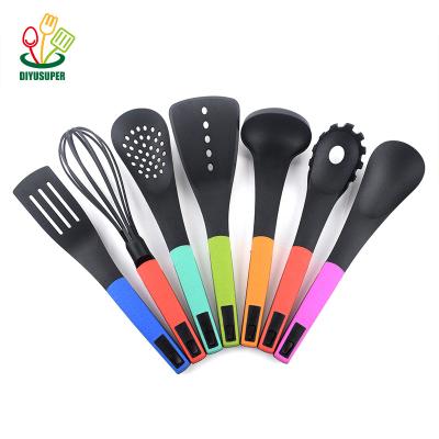 China Viable Amazon Best Selling 7 Pcs Kitchen Silicone Kitchen Accessories Utensils With Price for sale