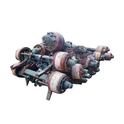 China Factory Used Semi Trailer Semi Trailer Axle Truck 1850mm Chinese Trailer Parts 16t for sale