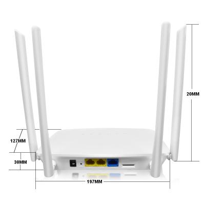 China 4g 4g lte router with wifi 4g lte with outdoor router 4* 5dBi antennas sim card slot wireless Wi-Fi routers for sale