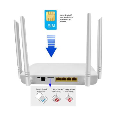 China ENTERPRISE wifi modem 4g router 300Mbps 12v wifi router 4 lite duil lite wireless high speed sim all sim support for sale